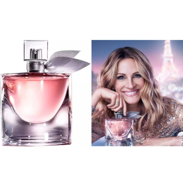 Lancôme La Vie Est Belle EdP image produit flacon et Julia Roberts - Parfumerie Digi-markets