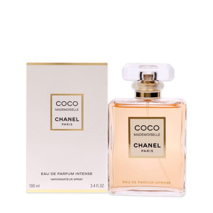 Chanel Coco Mademoiselle Intense EdP Produktbild 100ml Flasche und Verpackung - Parfümerie Digi-markets