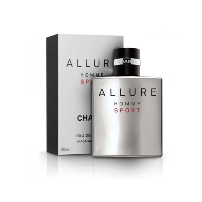 Chanel Allure Homme Sport Eau de Toilette 100ml Produktbild und Verpackung