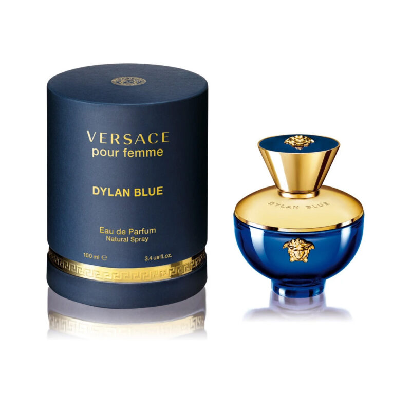 Versace Dylan Blue Pour Femme EdP 100ml Flasche und Verpackung