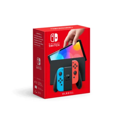 Nintendo Switch (OLED) blau rot