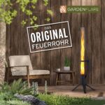 Gardenflare feuerrohr schwarz